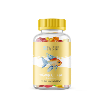 Sie sehen eine Packung Vitamin C + Zink Gummies, 60 Stk., Produktbild: 01 Vitamin C + Zink Gummies, 60 Stk., A-Nr.: 8024193 - 01