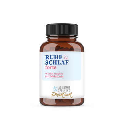 Sie sehen eine Packung Ruhe & Schlaf forte Kapseln, 60 Stk., Produktbild: 01 Ruhe & Schlaf forte Kapseln, 60 Stk., A-Nr.: 8020628 - 01